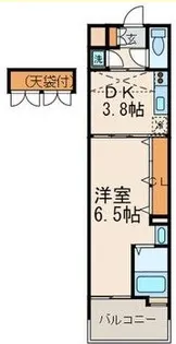 No48 PROJECT2100博多【8階】の間取り