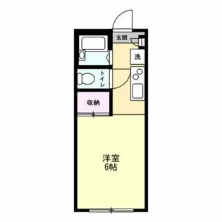 ヒルズ鶴間【1階】の間取り