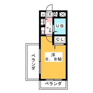 野並COSMOS【5階】の間取り