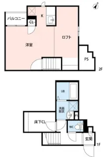 CB久留米ヴェール【1階】の間取り