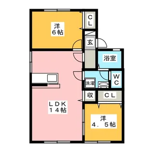 メゾンセキタ【1階】の間取り
