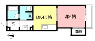 エスポワール成城【1階】の間取り