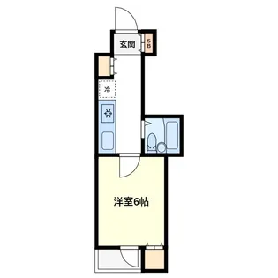 竹山ビル弐番館【6階】の間取り