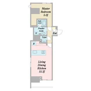 BURJ GATE【2階】の間取り