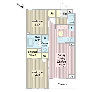 Grandeur【1階】の間取り