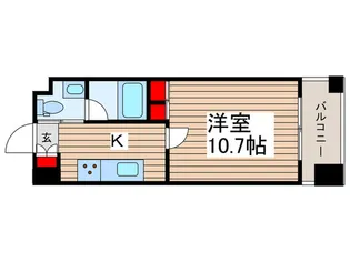 エスティメゾン銀座【5階】の間取り