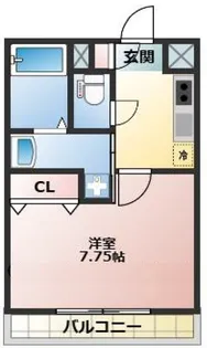 Aube【1階】の間取り