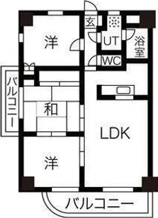 レジデンスMAX【5階】の間取り