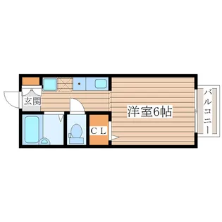 キャラメル館【2階】の間取り