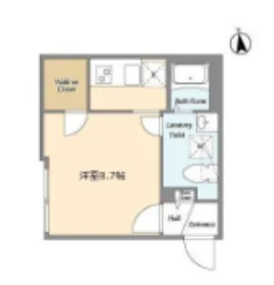 ティーズガーデン西小山【3階】の間取り