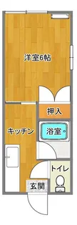 パーソナルマンション都留【2階】の間取り
