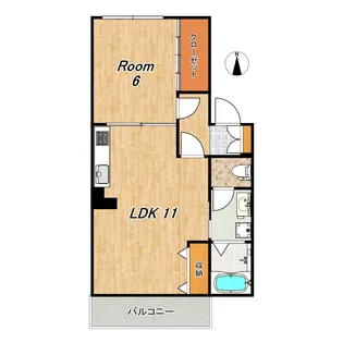 コージーコートぜん【2階】の間取り