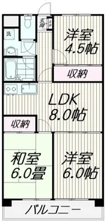 メゾン富士見台【5階】の間取り