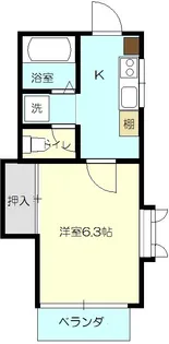 グリーンハイム K【1階】の間取り