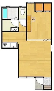 リバーサイドアヴェニュB【1階】の間取り