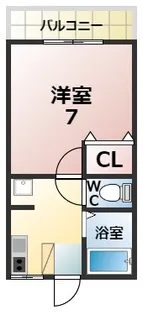 メゾン萩村【1階】の間取り