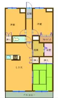グランドリード【5階】の間取り