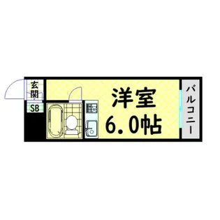 ジュネスアマリ【5階】の間取り