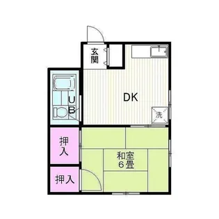 シティハイツタカザワ【1階】の間取り