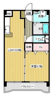 エクシード霧島【1階】の間取り