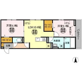 SAIGA【2階】の間取り