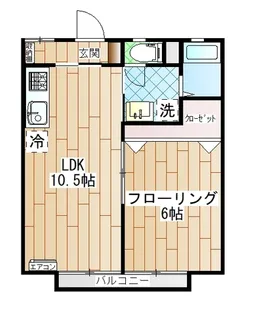 パークサイドA【2階】の間取り