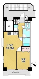 コマビル【2階】の間取り