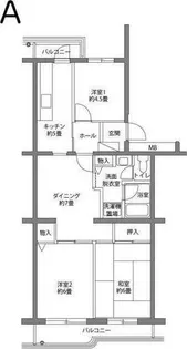 シーブリーズ金沢【4階】の間取り