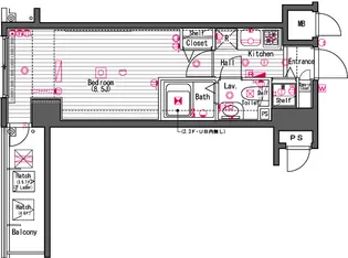 ガラ・シティ横浜西口【6階】の間取り