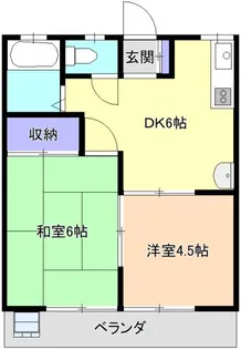 フォレストヒルズA【1階】の間取り