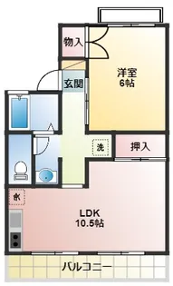コーポ小倉【2階】の間取り