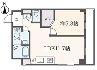 ピュアネスシャイン【2階】の間取り