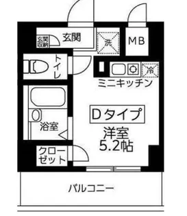 ラフィネ・横須賀中央【2階】の間取り