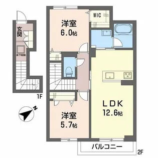 ShaMaison SAKURA【2階】の間取り