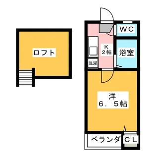 BELLAGIO井深【1階】の間取り