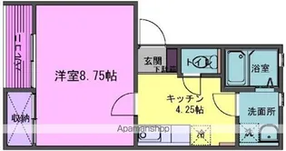 クラージュ【1階】の間取り