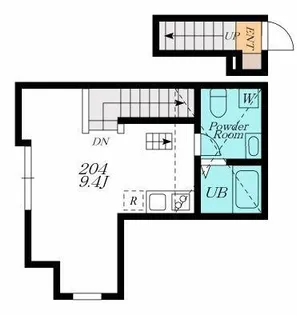 Growth Terrace 中目黒【2階】の間取り