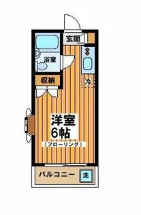 ハウス山口【2階】の間取り