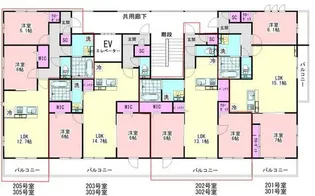 ホワイト・ローズ【2階】の間取り