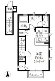 セット エトワール【2階】の間取り