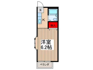 グリーンビレッジ弐番館【1階】の間取り