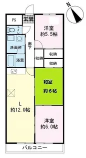 メゾン興国【2階】の間取り