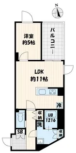 GRANPASEO成城学園前【5階】の間取り