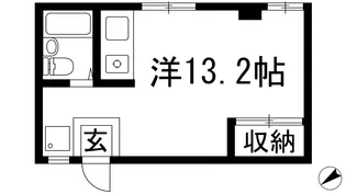 久代ハイツ(2丁目)【1階】の間取り