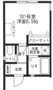 リビカ-女性限定-【1階】の間取り