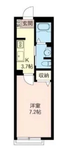 レジダンス武蔵【2階】の間取り
