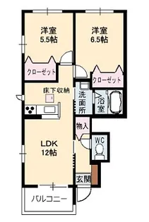 アストーレ【1階】の間取り