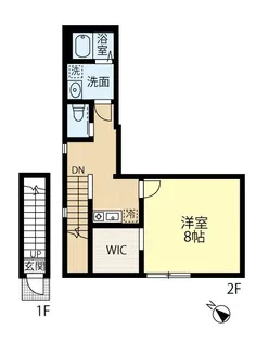 WITH BYCICLE【2階】の間取り