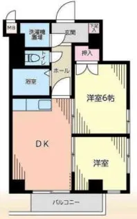 サンバレー渋谷【2階】の間取り
