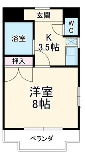 エクセランスI【1階】の間取り
